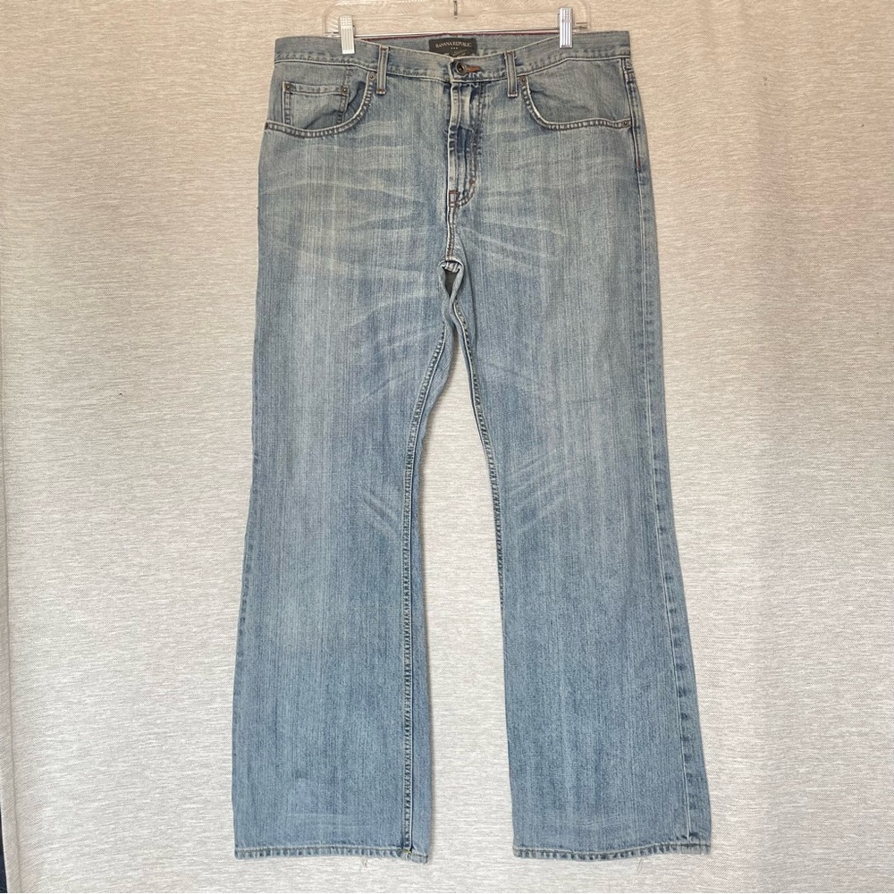 Banana Republic Factory Light Blue Boot Cut Jeans 36x31